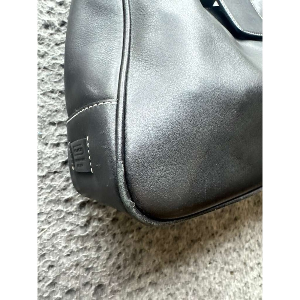 Vintage Coach Women s Hamptons Cowhide Leather Hobo Bag Black H0S-7783 - Picture 7 of 13